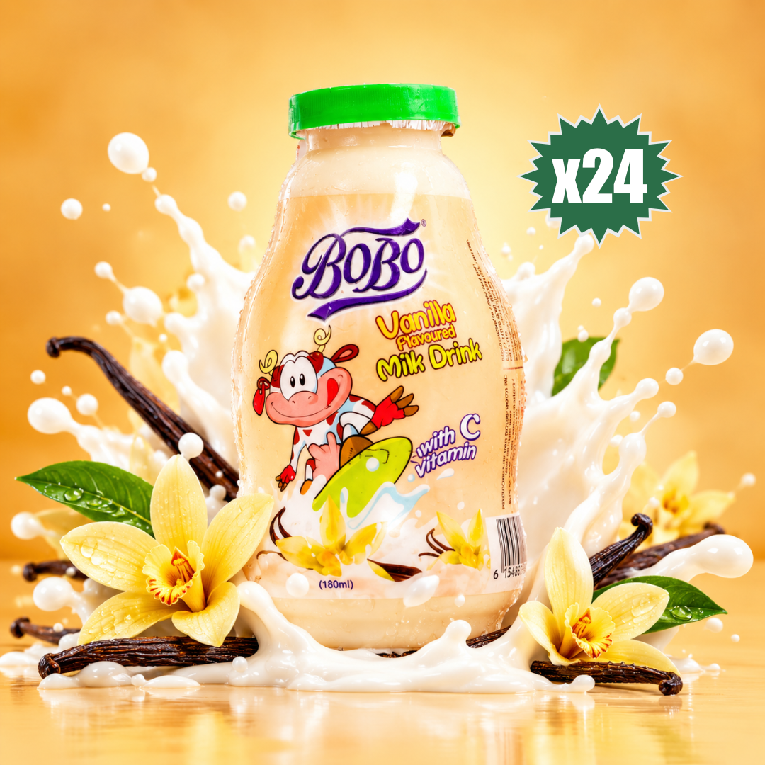 Bobo Vanilla Milk Drink 180ml - Pack of 24