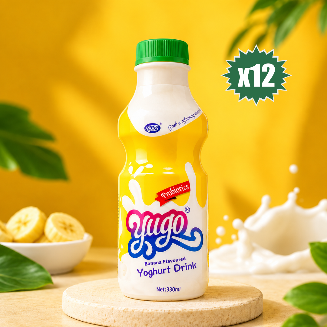 Yugo Banana Yogurt Drink 330ml - Pack of 12