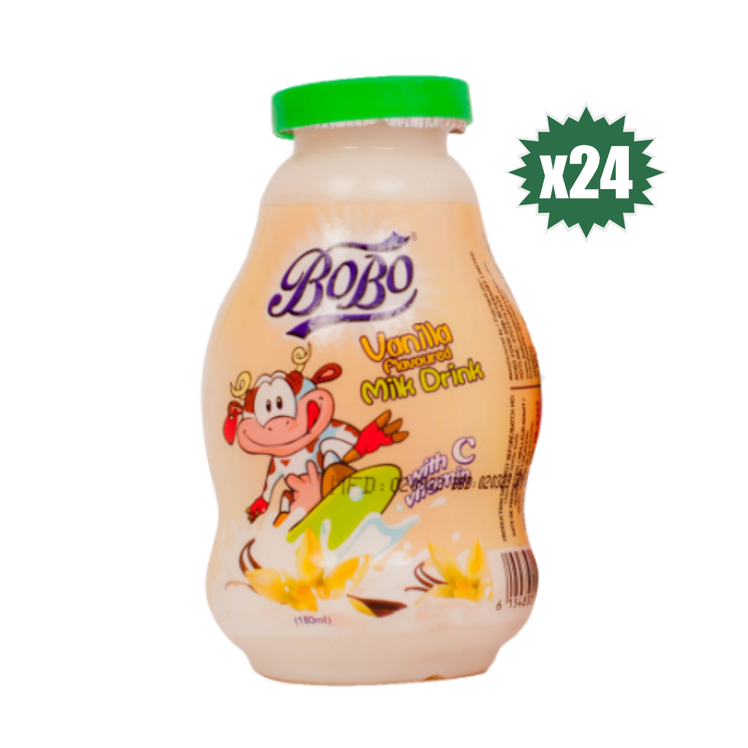 Bobo Vanilla Milk Drink 180ml - Pack of 24